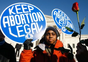 A pro-abortion protester / Getty Images