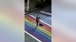 Atlanta Police shared a photo taken from a Midtown security camera before the victim's murder. (Atlanta Police Department)