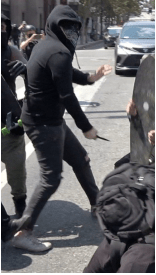 The LAPD is asking for the public's help identifying the alleged stabber. Photo credit Los Angeles Police Department