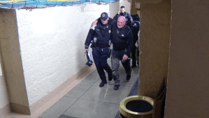 John Steven Anderson was exposed to chemical irritants and begun suffering respiratory distress. 