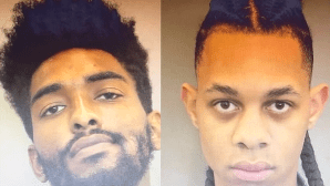 Devante Jones, left, and Davion Sandifer are both being sought by police.