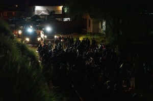 Border Patrol agents process migrants who crossed the US-Mexico border into the US in Roma, Texas.
PAUL RATJE/AFP via Getty Images
