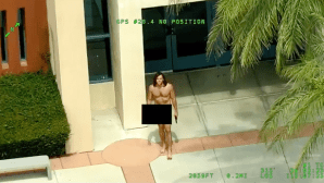 Jason Funke is seen prior to the shooting in this footage released by police. ((Las Vegas Metropolitan Police Department)