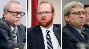 (L–R) Gregory McMichael, Travis McMichael, and William "Roddie" Bryan Jr. (Getty Images)
