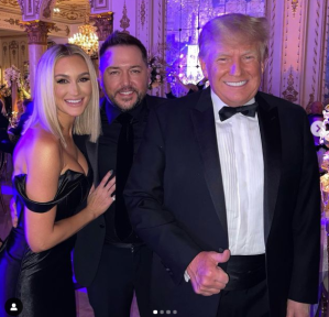 Jason Aldean rang in the New Year with former President Donald Trump at Mar-a-Lago,