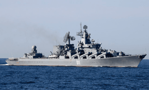 Russian missile cruiser Varyag, of Russia's Pacific Fleet. (Russian Ministry of Defense photo/Released)