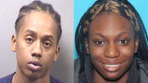 Darius Sullivan, 25, and Xandria Harris, 26, were both taken into custody in connection to the shooting of two Illinois police officers.  (Illinois State Police )