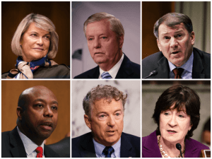 Sarah Silbiger/Bloomberg/Anna Moneymaker/Caroline Brehman/Mark Wilson/Shawn Thew/Greg Nash-Pool/Getty Images