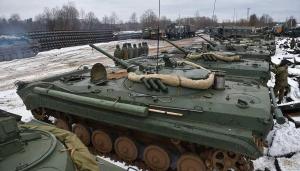 Russian military vehicles assembled during a readiness check, January 13, 2020. (Ministry of Defence of the Russian Federation/Released)