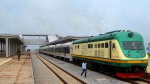   Abuja-Kaduna night railway line in Abuja, on July 21, 2016.  STRINGER/AFP via Getty Images)