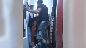 The San Jose Police Department released images of a fight between two groups that led to a police-involved shooting inside a restaurant. 