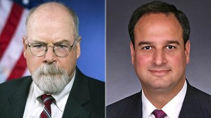 Photo of John Durham and Michael Sussmann.  Sussman pic:  Perkins Coie (Perkins Coie)