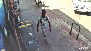 A man was fatally stabbed in a "random and unprovoked" attack in Los Angeles, police say, releasing a photo of the suspect.  (Los Angeles Police Department)