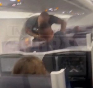 Mike Tyson punches a passenger on a JetBlue flight on April 20, 2022.
TMZSports.com
