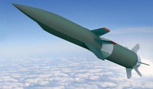 Artist rendering of the U.S. Hypersonic Air-breathing Weapon Concept (HAWC). (DARPA image/Released)