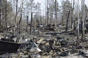Photo purporting to show destroyed vehicles of Russia's 38th Separate Guards Motorized Rifle Brigade. (Ukrainian military/Released)