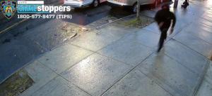 A pregnant woman was violently robbed of her purse on a Queens street on March 9, 2022. (Credit: NYPD)