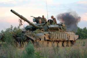 Ukrainian T-64 tank. (Vitalii Strutynskyi/Ukrainian Ministry of Defense)