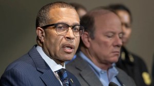 Detroit Police Chief James Craig, left,(David Guralnick/Detroit News via AP, File)