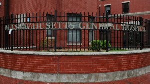 A patient is being treated for monkeypox at Massachusetts General Hospital in Boston, May 19, 2022. (Reuters/Brian Snyder)