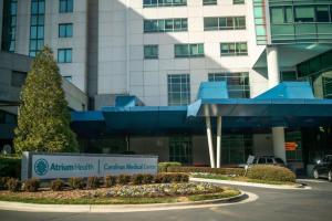 The Atrium Health Carolinas Medical Center building in Charlotte, North Carolina. 

Shutterstock