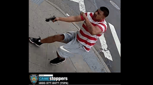 The unidentified gunman being sought by New York City police following a shooting on Tuesday, June 7, in the city's Queens borough. (NYPD)