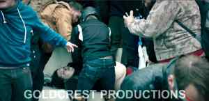 A screen grab of incredible footage of Rosanne Boyland as she lay unconscious on West Capitol stairs. Trump Supporters desperately try to save her life. Many of these men are in DC Gitmo to this day.