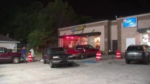 One Subway employee was killed and another wounded after a customer opened fire during an argument over mayonnaise, local reports said. (FOX5 Atlanta WAGA)