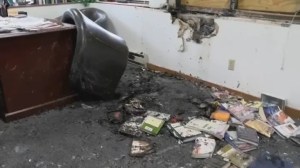 Mother's Day arson attack at pro-life group Wisconsin Family Action.  (WKOW)