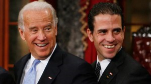 Joe Biden, D-Del., left, stands with his son Hunter. (AP Photo/Charles Dharapak, File)