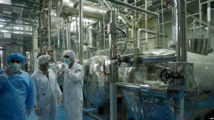 Technicians from the International Atomic Energy Agency inspect the site of the uranium conversion plant in Isfahan, Iran. (file photo)