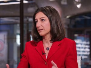 MEET THE PRESS -- Pictured: Rep. Elaine Luria (D-VA) appears on “Meet the Press” in Washington, D.C. Sunday, July 24, 2022. -- (Photo by: William B. Plowman/NBC)