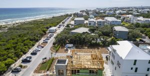 New homes under construction in Inlet Beach, on the Florida Panhandle. MIKE FENDER FOR THE WALL STREET JOURNAL