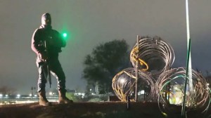 A Patriots for America member patrols the U.S. border in Texas. (Patriots for America)