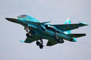 A Russian Su-34 Fullback at an airshow in 2011. (Photo by Oleg Belyakov, Wikimedia Commons/Released)