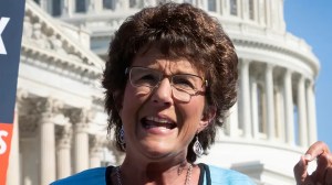 FILE - In this July 19, 2018, photo, Rep. Jackie Walorski, R-Ind., speaks on Capitol Hill in Washington. (AP Photo/J. Scott Applewhite, File)