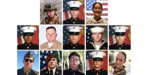 13 U.S. service members killed by a suicide bomb attack in Kabul, Aug. 26, 2021. (U.S. Rep. Hal Rogers/Released)