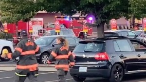 Two people were killed after a gunman opened fire in a Safeway grocery store in Bend, Oregon, Sunday night. (Twitter/@iamdavefelton)