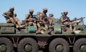 Ukrainian troops near Sloviansk in June © Scott Olson/Getty Images