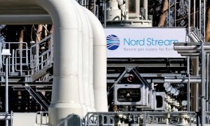 The Nord Stream 1 gas pipeline in Lubmin, Germany. Photograph: Hannibal Hanschke/Reuters
