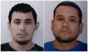 Damien Sanderson, left, and Myles Sanderson are wanted in one of Canada’s deadliest mass casualties. | Royal Canadian Mounted Police via AP