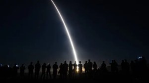 U.S. Air Force launched an unarmed Minuteman III intercontinental ballistic missile test at Vandenberg Space Force Base. (Photo provided by Vandenberg Space Force Base)