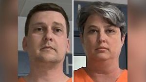 Jonathan and Diana Toebbe are pictured in photos released by the West Virginia Regional Jail and Correctional Facility Authority on Oct. 12, 2021.
WV Regional Jail Authority