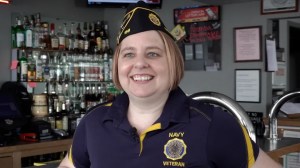 Allyson Kropf is the commander of American Legion Post 158 in Tigard, Oregon. (Fox News/Hannah Ray Lambert)
