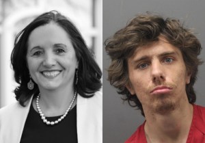 Loudoun County commonwealth's attorney Buta Biberaj (D.) and Stone Colburn (Twitter / Loudoun County Sheriff's Office)