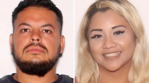 Oscar Salazar, 31, stabbed his wife, 26-year-old Byanca Cruz, to death Monday night before slashing his own throat in front of their three children, authorities said. (Volusia County Sheriff's Office)