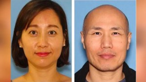 Young An, left, told police she escaped after her estranged husband, Chae An, right, allegedly abducted her, stabbed her and buried her alive in the woods. (Thurston County Sheriff's Office)