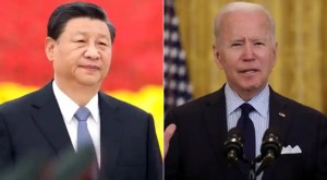 File photo of Xi Jinping and Joe Biden. Photograph:( Reuters )