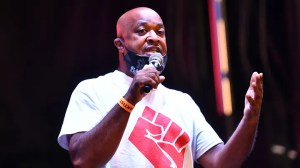 Former Democratic Georgia Congressman Kwanza Hall endorsed Republican Brian Kemp for re-election over his fellow Democrat, Stacey Abrams. (Paras Griffin/Getty Images)