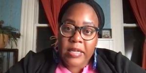 Pittsburgh School District board member Devon Taliaferro (Image Source: WTAE-TV video screenshot)